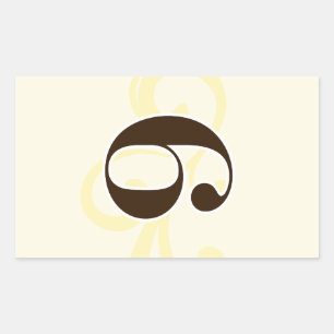 Aufkleber für die Tischnummer des Weinetiketts 6