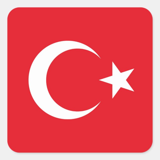 Aufkleber für die Türkei (Vorderseite)