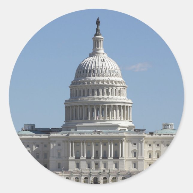 Aufkleber für die US-Hauptstadt (Vorderseite)