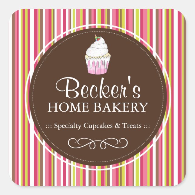 Aufkleber für die Verpackung von Bäckereien (Vorderseite)