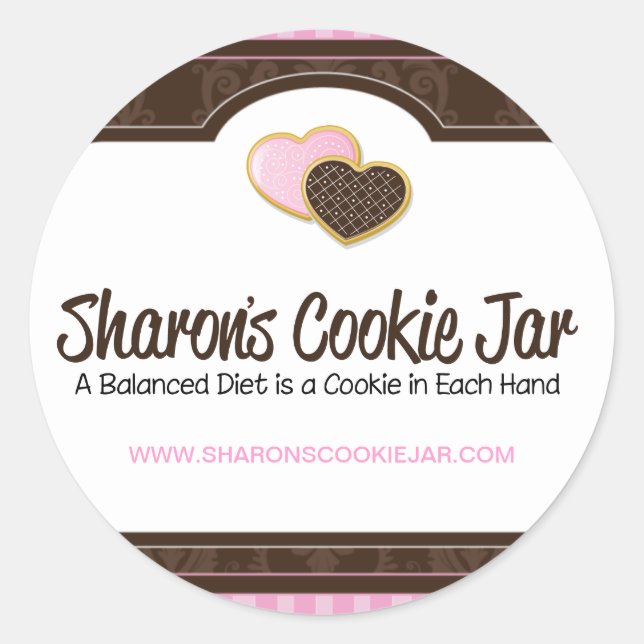 Aufkleber für die Verpackung von Cookies (Vorderseite)