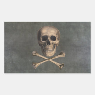 Aufkleber für die Vintage Pirate-Piratenflagge