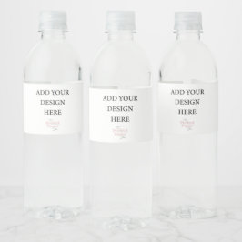 Aufkleber für die Wasserflasche