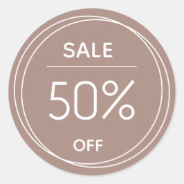 Aufkleber für die Werbeaktion in der Primärverpack