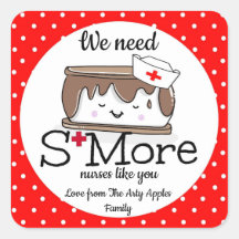 Aufkleber für die Woche der Krankenpflege