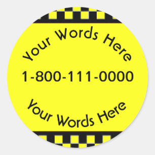 Aufkleber für die Zollabfertigung