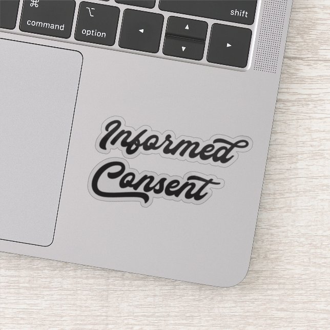 Aufkleber für die Zustimmung (Detail)