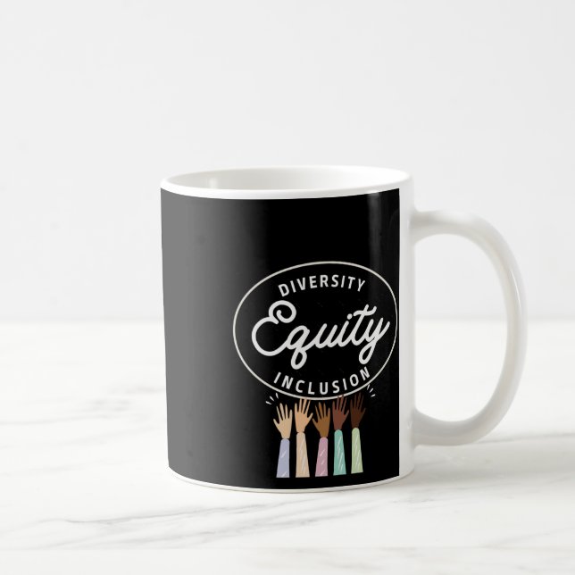 Aufkleber für Diversity und Integration Kaffeetasse (Rechts)