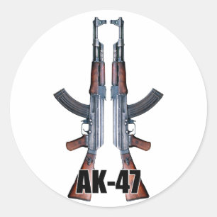 Aufkleber für doppelte Sturmgewehre AK47