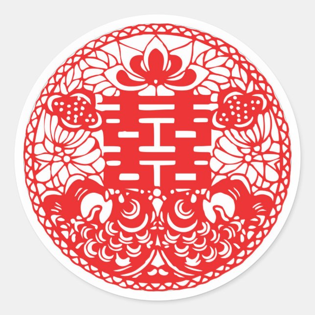 Aufkleber für doppeltes Glück (Vorderseite)