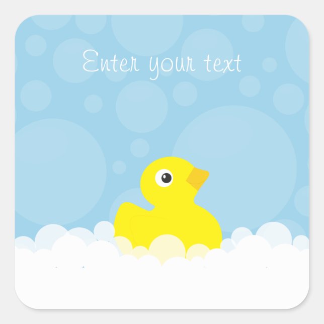 Aufkleber für Duckdusche (Vorderseite)