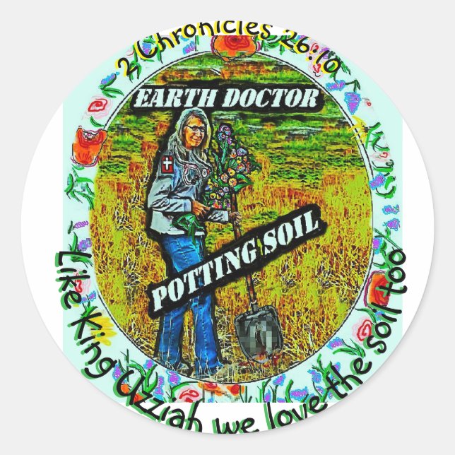 Aufkleber für Earth Doctor (Vorderseite)