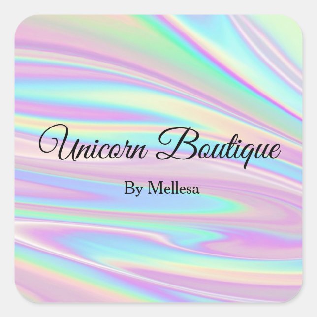 Aufkleber für Einhorn (Vorderseite)