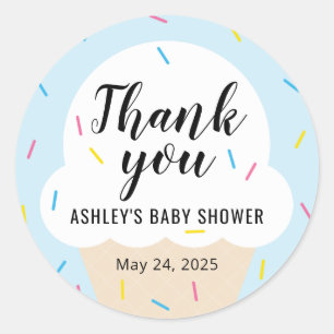 Aufkleber für Eis-Gastgeschenk