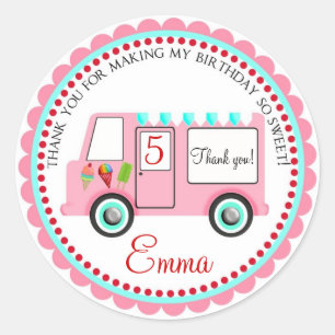 Aufkleber für Eiscreme