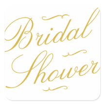 Aufkleber für extravagantes Brautparty