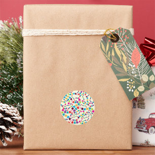 Aufkleber für farbige Würmer