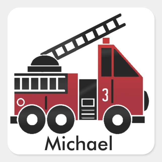 Aufkleber für Feuerwehrfahrzeuge (Vorderseite)