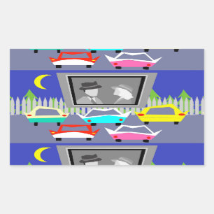 Aufkleber für Filme in Kleinstädten