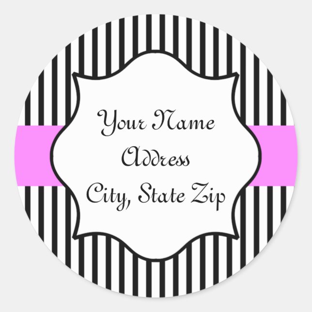 Aufkleber für französische Adresse (Vorderseite)