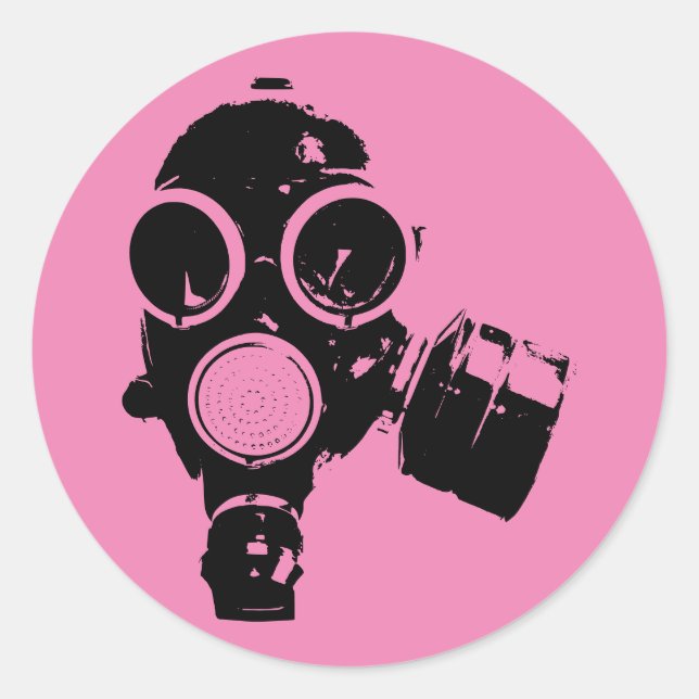 Aufkleber für Gasmasken (Vorderseite)