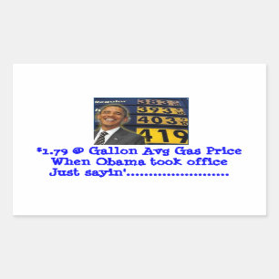 Aufkleber für Gaspumpen gegen hohe Gaspreise