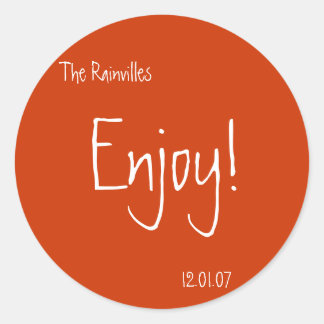 Aufkleber für Gastgeschenk Hochzeiten