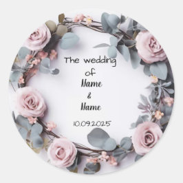 Aufkleber für Gastgeschenk Hochzeiten