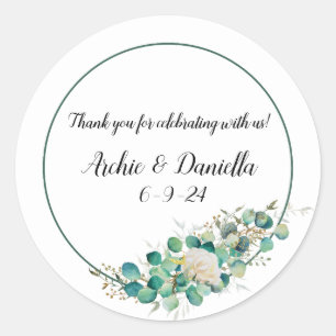 Aufkleber für Gastgeschenk Hochzeiten