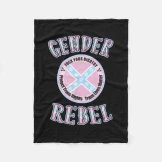 Aufkleber für Gender Rebel Fleecedecke