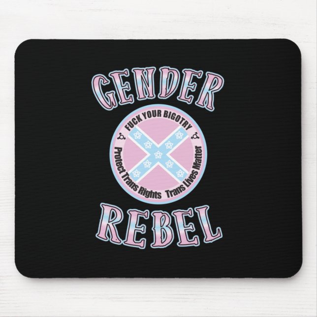 Aufkleber für Gender Rebel Mousepad (Vorne)