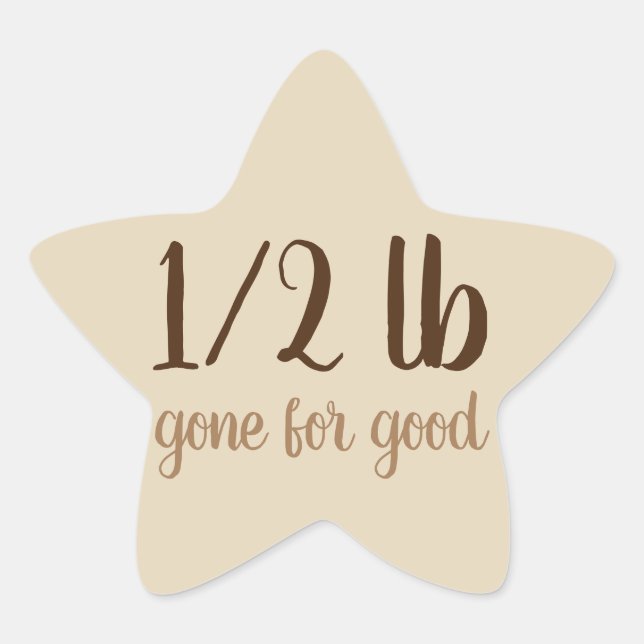 Aufkleber für Gewichtsabnahme (Vorderseite)