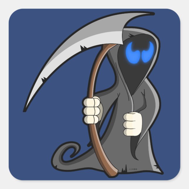 Aufkleber für grimmige Sensenmänner (Vorderseite)