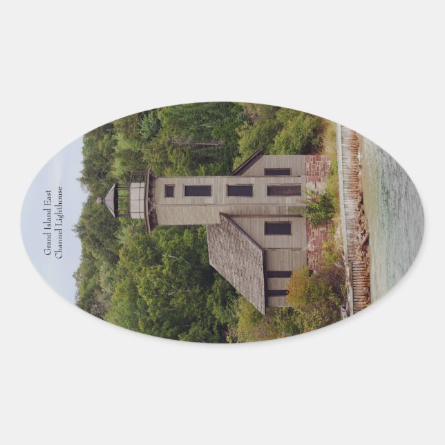 Aufkleber für Großinsel-Ostkanal-Leuchtturm (Vorderseite)