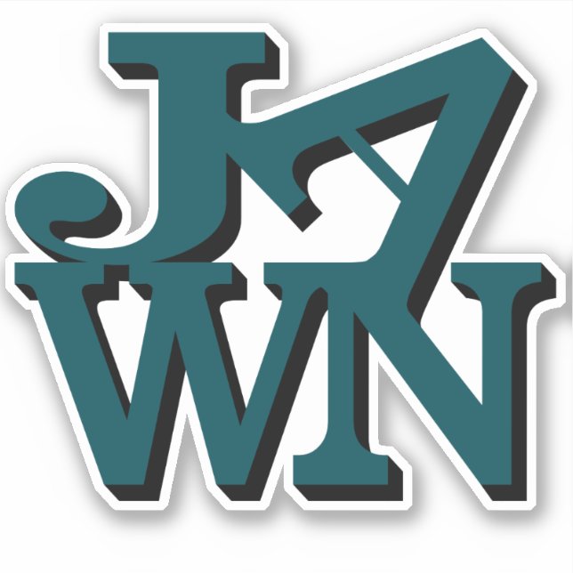 Aufkleber für grünen Kiefer Mitternacht (Vorderseite)