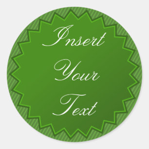 Aufkleber für grünes Abzeichen