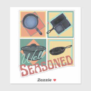 Aufkleber für gut gesägte Eisenkolben