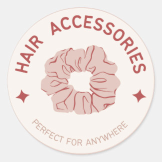 Aufkleber für Haaraccessoires