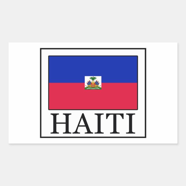 Aufkleber für Haiti (Vorderseite)