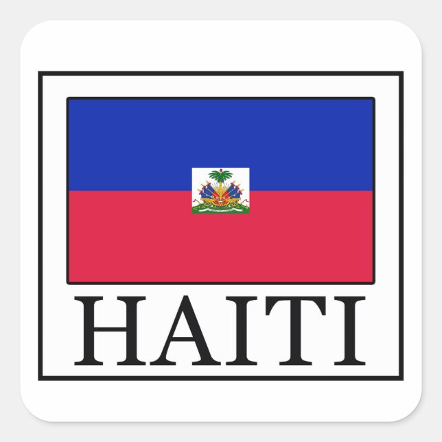 Aufkleber für Haiti (Vorderseite)