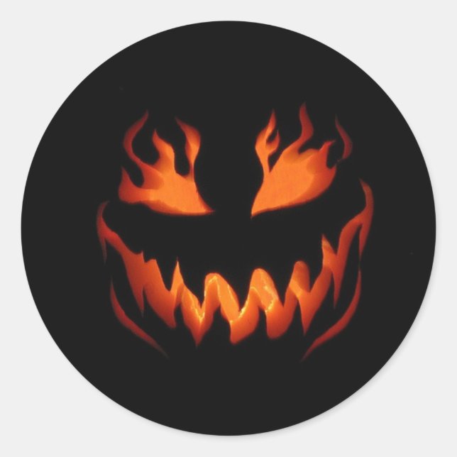 Aufkleber für Halloween-Partys, glücklicher Hallow (Vorderseite)