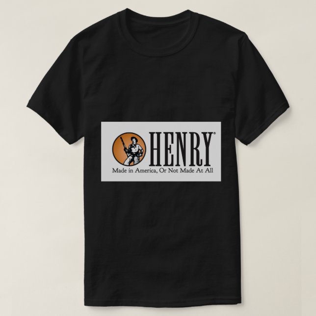 Aufkleber für Henry-Repetierarme-Logos T-Shirt (Design vorne)