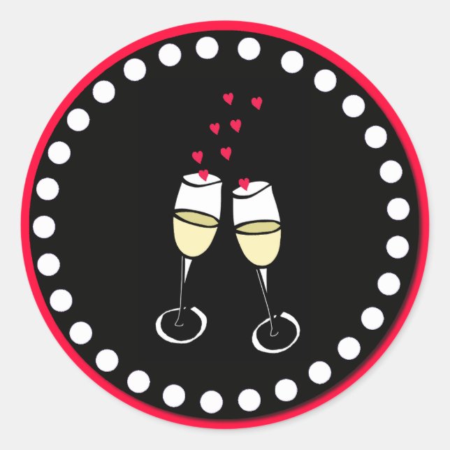 Aufkleber für Hochzeitstiefel (Vorderseite)