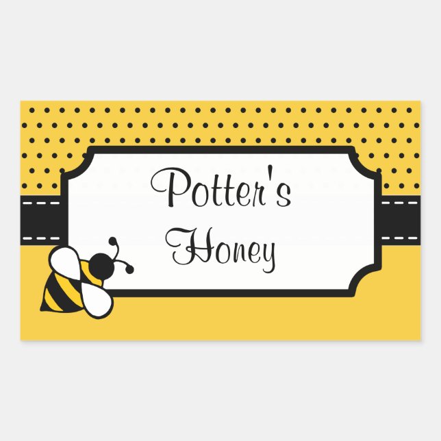 Aufkleber für Honigbienen (Vorderseite)