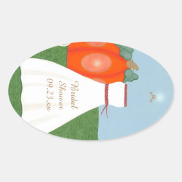 Aufkleber für hübsche Princess-Brautpartys