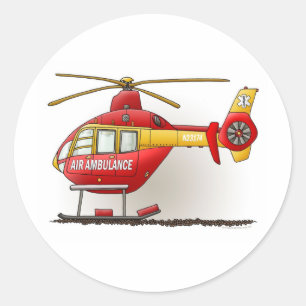 Aufkleber für Hubschrauber