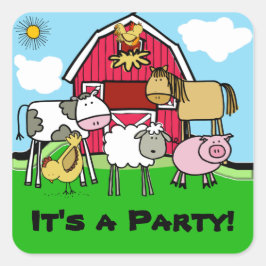 Aufkleber für Hühnervieh