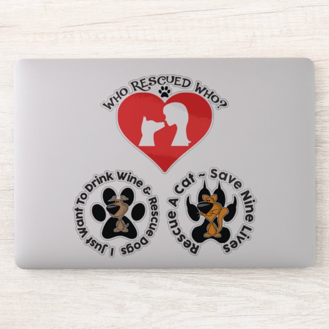 Aufkleber für Hunde und Katzen (Computer)