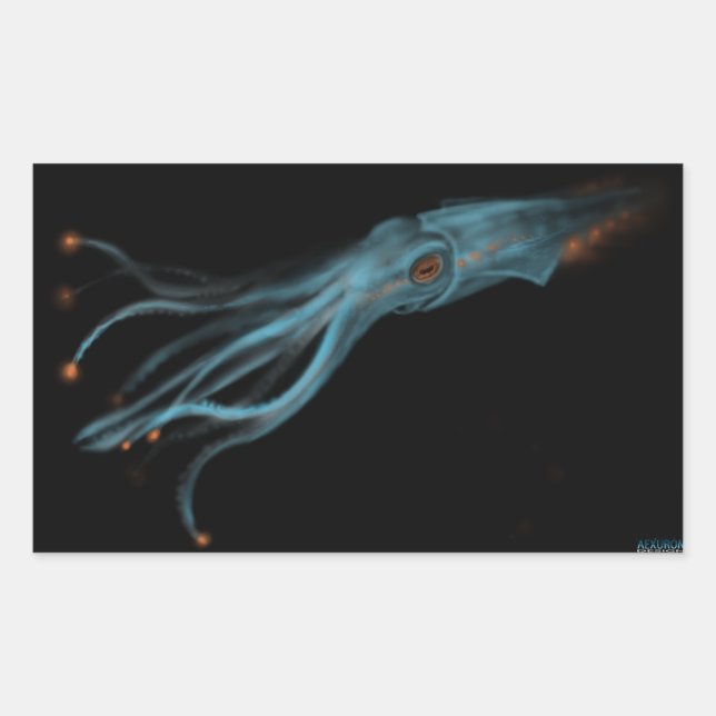 Aufkleber für hypothetische Tintenfisch (Vorderseite)