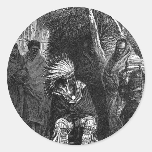 Aufkleber für indische Stämme (Vorderseite)